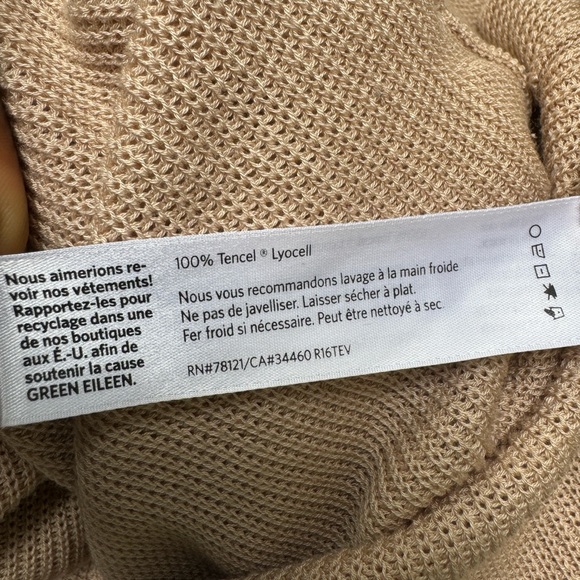 Eileen Fisher Women’s Tencell Lyocell Open Front cardigan Sweater Sz XL - Picture 10 of 11